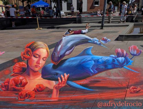 3D streetpainting at International Street Art Festival 2019 Brande